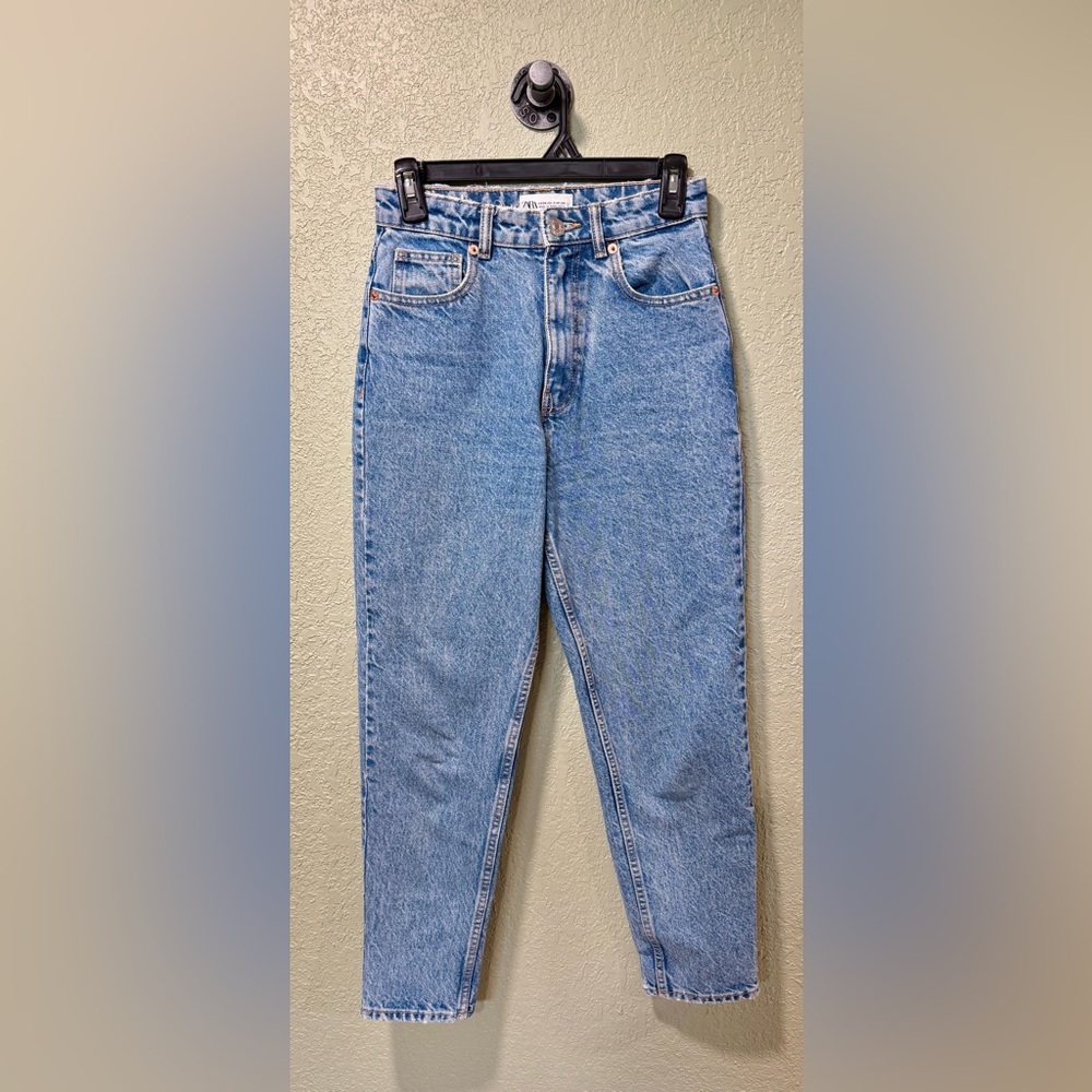 Zara Skinny High-Waist Light Blue Jeans Size 2